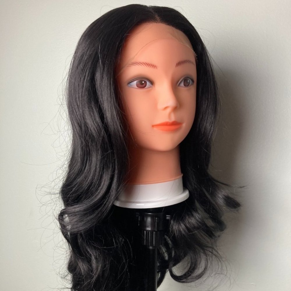 Black Wavy Lace Front Wig